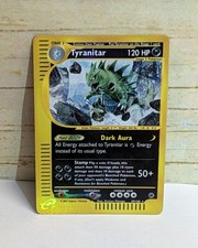 Pokémon Expedition Ultra Rare TCG Tyranitar Reverse Holo Card 66/165 - Excellent picture