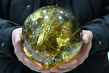 11.96LB Extremely rare high-end Natural Lemon crystal ball Reiki Home decoration picture