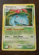 Pokemon Venusaur LV.51 Holo 2007 Secret Wonders NM/EX Holo 20/132 (Holo Bleed) picture