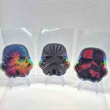 Topps 2026Chrome Star Wars SC-12 SC-19 SC- 5 Stormtrooper Command Die-cut picture