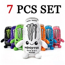 2026 Monster Plush White Energy Drink Plush Toy Simulation Can Stuffed Doll Cute picture