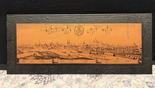 VTG MCM COPPER 25' PLAQUE MATTHAUS MERIAN NURNBERG NUREMBERG GERMANY CITYSCAPE picture