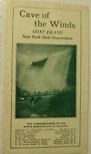 1929 Niagara Falls Cave of the Winds 1929 Goat Island Fold Out Booklet picture