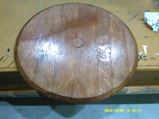 Kentucky Whiskey Barrel Authentic Bourbon Head/Top/Lid/End Oak Used picture