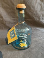 Sammy Hagar Cabo Wabo Blue Tequila Bottle Extremely Rare Version Hand Blown. picture