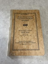 Bendix-Westinghouse Automotive Air Brake Pamphlet B-W 5057, 1933 picture
