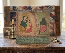 San José 1953 Mexican Ex Voto Retablo Debt Paid by Inheritance 11 in picture