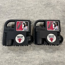 Vintage 1993 Chicago Bulls Thermos Food Case Lunchbox Set of 2 Drink picture