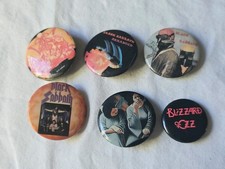 6 Vintage Black Sabbath & Ozzy Concert Pinback Buttons - RARE picture