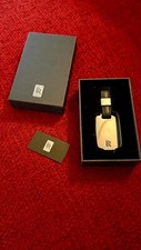 Rolls-Royce Black Leather Keyring Keychain New Boxed Promotional Gift picture