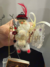 Vintage Larkspur Lane Lib Cummings-Mead Silvestri Snowman Ornament Tag Bag picture