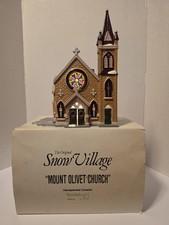 Department 56 Mount Olivet Church Snow Village series picture