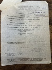 WWII 1942 US Army Military Service Record Longevity Pay Aberdeen Proving Ground picture
