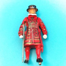 British Royal BEEFEATER MetalToy Soldier Guardsman Figurine Vintage picture
