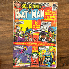 DC Comics Batman #187 Silver Age 1966 Joker Robin Single Issue Comic Book picture
