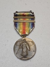 WW1 US Victory Medal 2 Bars picture