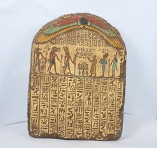 Ancient Egyptian Antique Book of Dead Stela Pharaonic Era BC picture