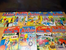 Archie Series & Archie & Me VTG 1960s Comic Lot of 9 Issues picture