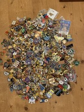 Huge VTG Lapel Pin Lot 5+Lbs Novelty Souvenir Advertising Sports Olympics Enamel picture