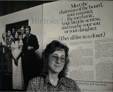 1975 Press Photo Laura Wilensky, administrator of Whitman-Radclyffe Foundation picture