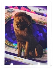 2025 Topps Chrome Disney Sapphire - Mufasa #198 Purple Sapphire 7/15 picture