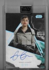 2021 Topps Star Wars Stellar Gold Emilia Clarke - Qi'ra Autograph Auto #ed / 40 picture