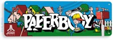 TIN SIGN Paperboy Arcade, 80's, Retro, Console, Marquee, Game Room Decor, C492 picture
