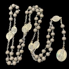 Vintage Pressed Cellulose Bead Our Lady Seven Sorrows Servite Chaplet Rosary 20