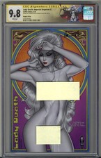 LADY DEATH IMPERIAL REQUIEM #2 CGC 9.8 SS SIGNED RICHARD ORTIZ PULIDO POP 1 RARE picture