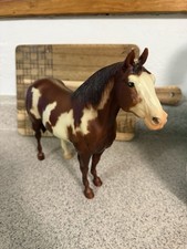 Breyer Traditional Paint Horse – Bay Pinto Stallion – Vintage Model  picture