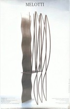 Vintage Melotti Matera 1987 Poster 100×70cm - Modern Art Sculpture picture