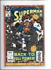 Superman #50 1990 Historic Lois Lane Engagement Issue Krisis Krimson Key DC NM+ picture