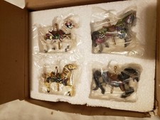 Lefton #998113 Tobin Fraley Great American Carousel Collection 4 Magnets T15 picture