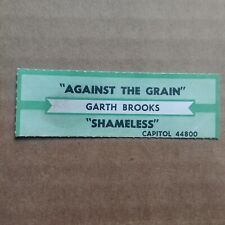 GARTH BROOKS Against The Grain/Shameless JUKEBOX STRIP Record 45 rpm 7