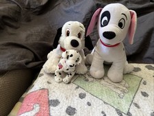 Vintage 90s Disney 101 Dalmatians Twin Sheet Comforter Book VHS Plush Bundle 7 picture