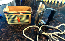 Old Vintage Original Hotpoint Boudoir Iron Electric Working With Box Circa 1925 picture