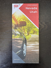 AAA Road Map-The Map of Nevada and Utah-State Series 2025 Incl Major Cities Map picture
