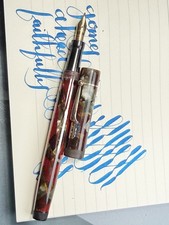 XF/F MABIE TODD SWAN 14K Wet Noodle nib (video) picture