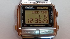 Casio Data Bank Vintage 1995 Silver Digital Watch Unused 31 Years Old picture