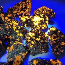 3pcs 2025NEW Raw Natural Yooperlite Crystal UV Reactive Rough Stones Home Decor picture