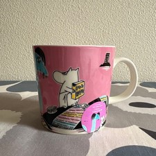 Arabia Moomin Mug Keep Water Clean 2015 Sweden Limited Unused w/ Sticker picture