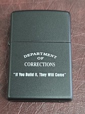 2001 Vintage Department Of Corrections Zippo Lighter New picture