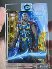 2025 Topps Chrome Marvel Studios Sapphire Thor Gold /50 #134 picture
