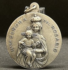 Argentina Bs. As. 1940´ antique Our Lady of Rosary, Sisters, high relief design picture