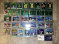 2025 Topps Chrome SpongeBob Green Kelp Refractor/Refractor Lot 34 Cards Total picture