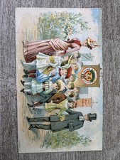 Vtg 1900s Chadwick's Six-Cord Spool Cotton Thread Advertising Trade Card picture