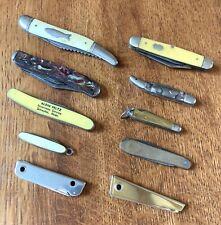 Lot of 10 Vintage Pocket Knives All USA Made Imperial Hammer Remington Elgin picture
