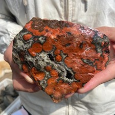 2LB Rare Natural Raw Ocean Jasper Rough Quartz Crystal Mineral SpecimeM picture