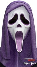 GhostFace Purple Lavender Glitter Mask Scream In Stock picture