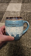 Niagara Falls Souvenir Mug Canada Drip Glazed 18oz Beautiful Art Works Cup B73 picture